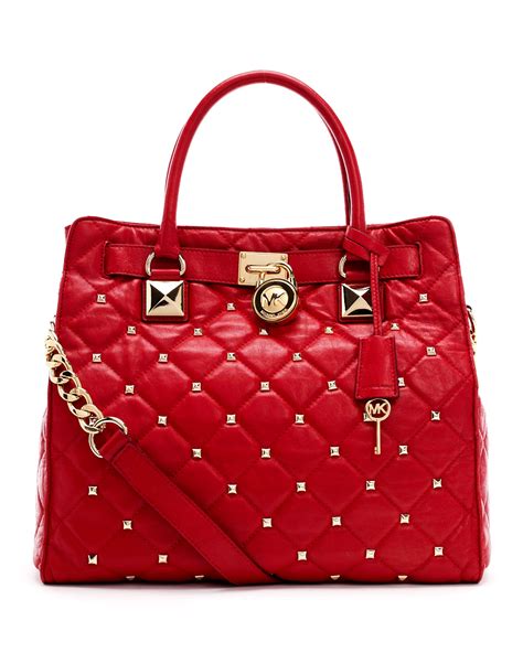 red tote bag michael kors